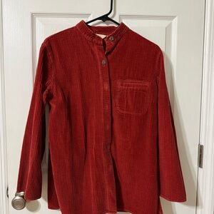 J. Jill Rust Corduroy Shirt